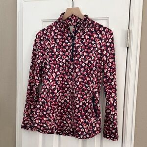 T by Talbots UPF 50+ Summer Quarter Zip Sun Protective Clothing Rashguard